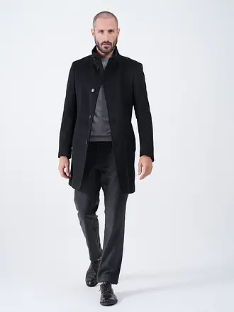 BOSS | Abrigo de lana H-HYDE-SU | schwarz